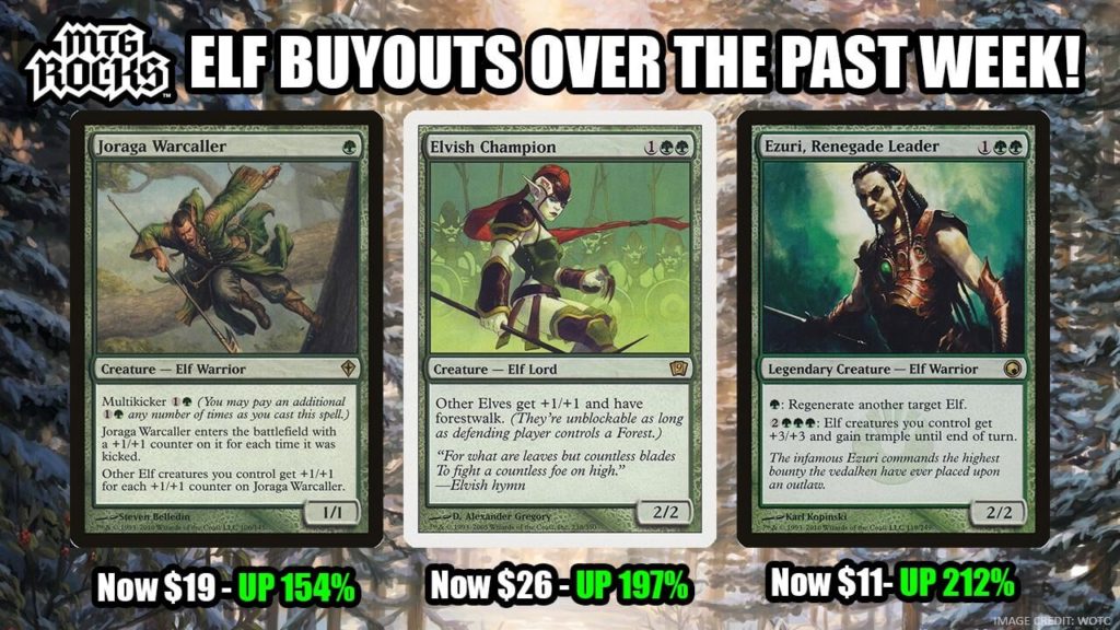 Elf Buyouts Commander MTG