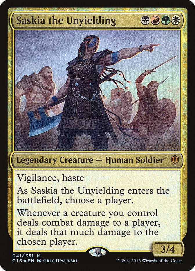 best-aggro-mtg-commanders-saskia