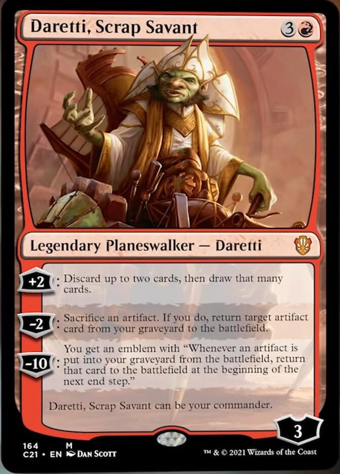 best-mono-red-commanders-daretti