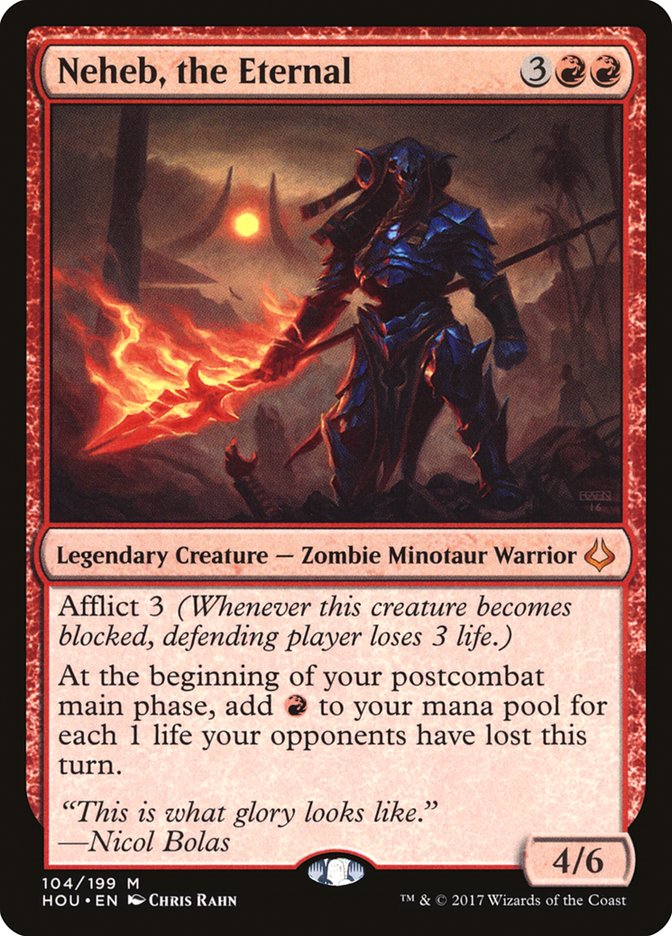 best-mono-red-commanders-neheb