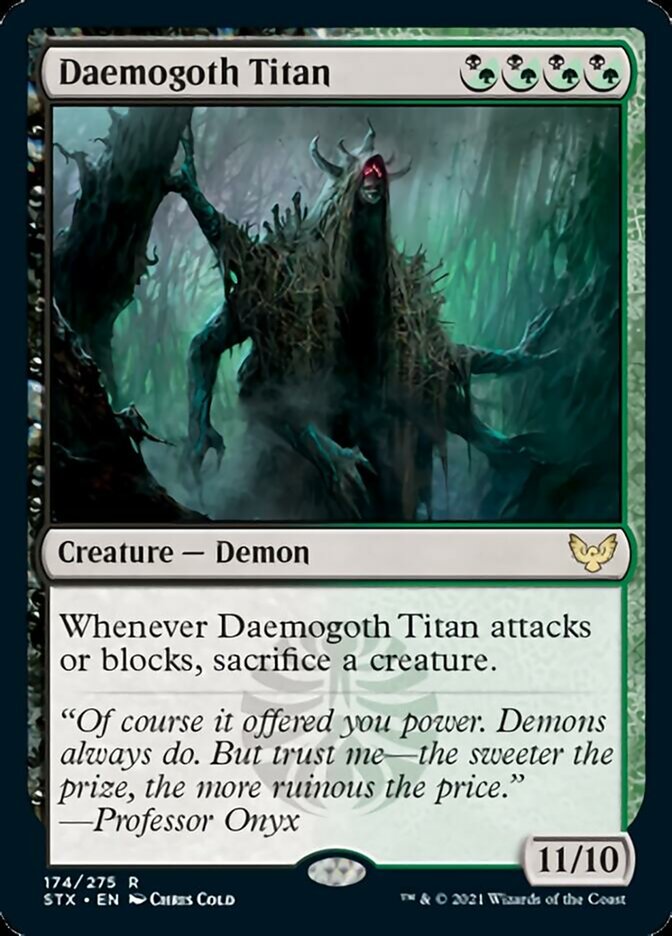 best-strixhaven-commander-card-daemogoth