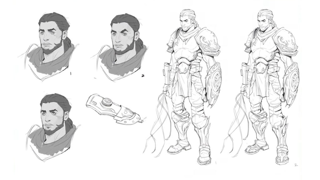 Magic: The Gathering Netflix Series Gideon concept art