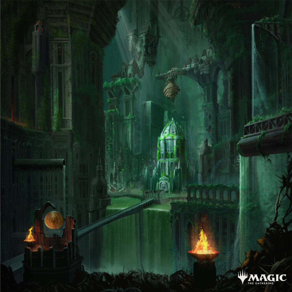 Magic: The Gathering Netflix Show Golgari enviromental art