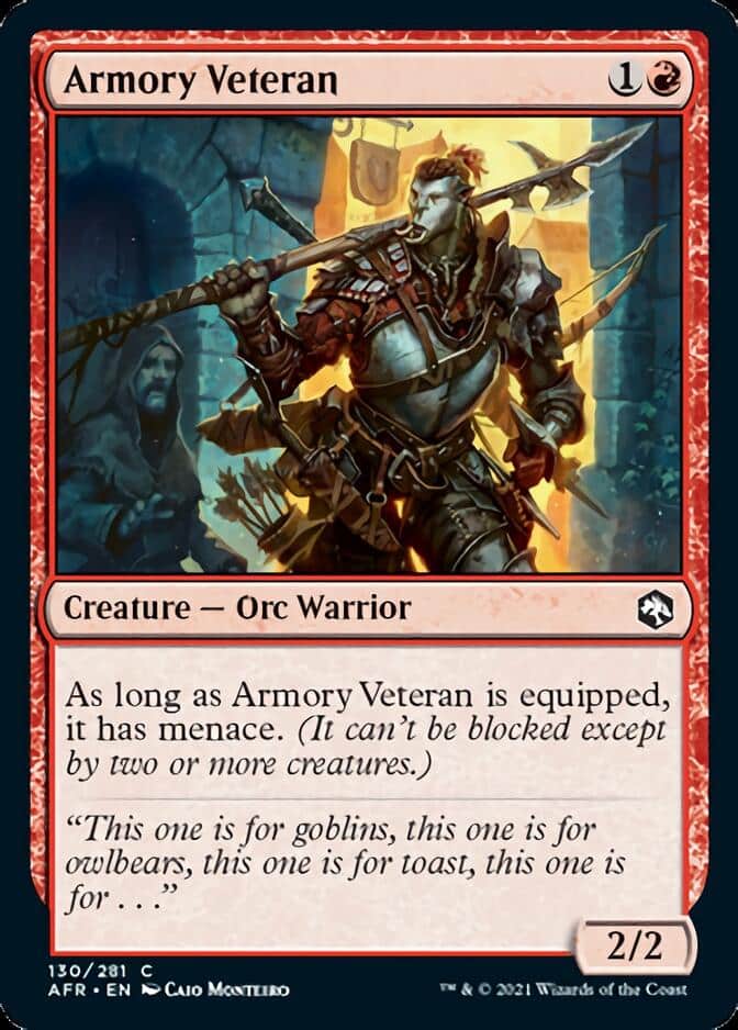 Armory Veteran AFR 130