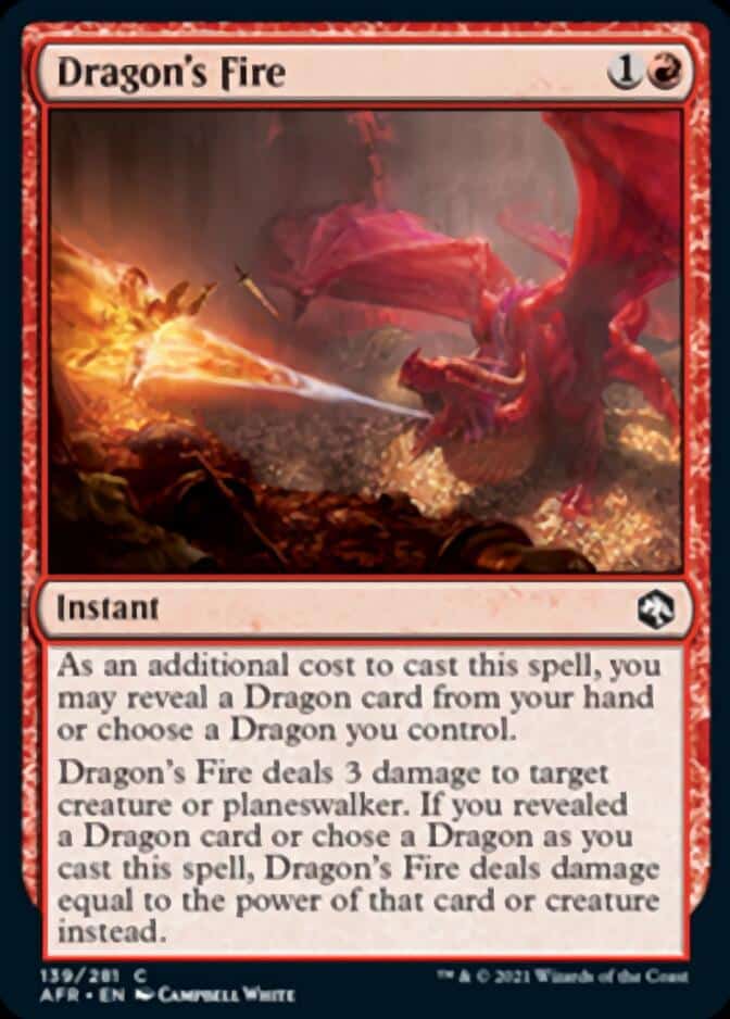 Dragon's Fire AFR 139