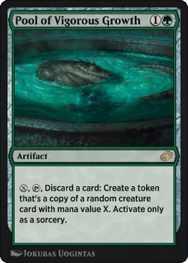 pool of vigorous growth