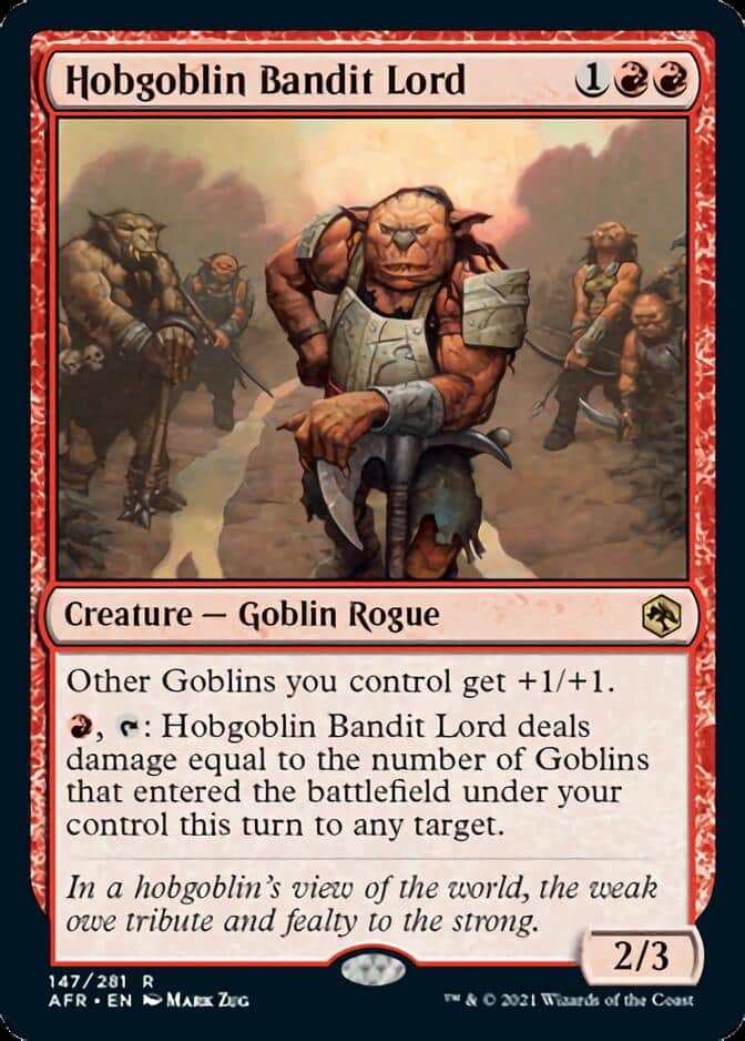 Hobgoblin Bandit Lord AFR 147