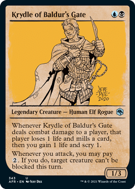 Krydle of Baldur's Gate sketch