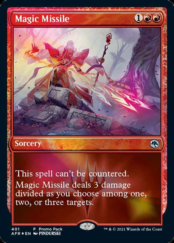Magic Missile Promo Pack Art AFR 401