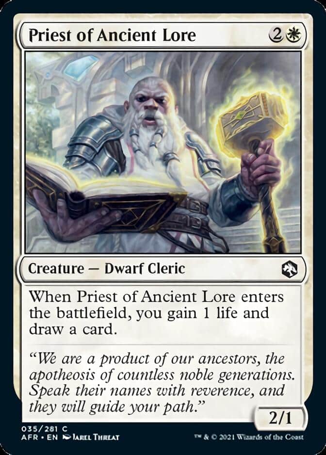 Priest of Ancient Lore AFR 35
