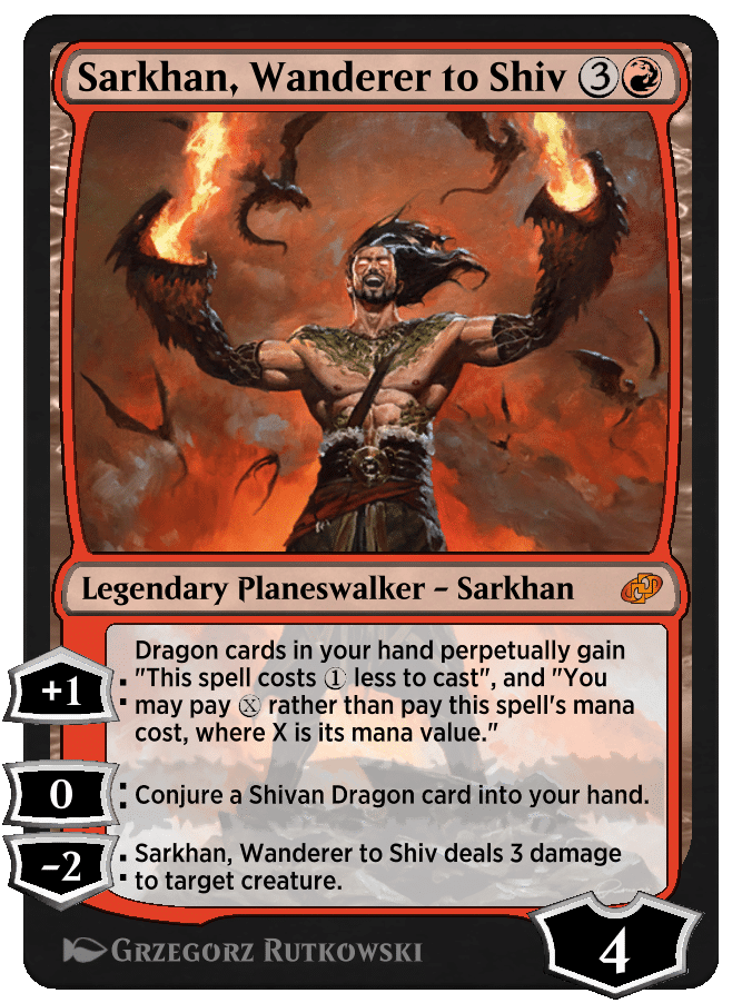 Sarkhan, Wanderer to Shiv J21