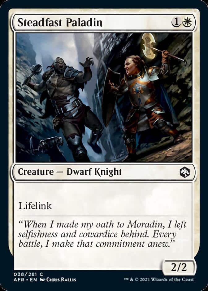 Steadfast Paladin AFR 38