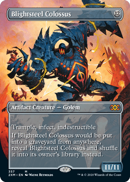 blightsteel colossus double masters box topper