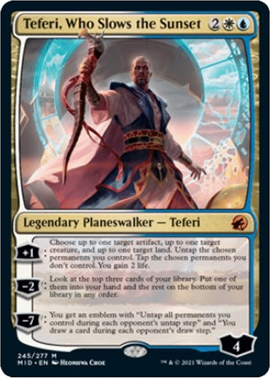 Teferi, Who Slows the Sunset Innistrad Midnight Hunt