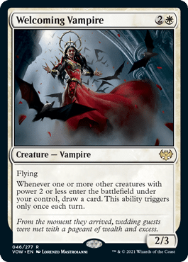 welcoming vampire mtg crimson vow