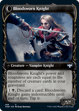 bloodsworn knight mtg crimson vow