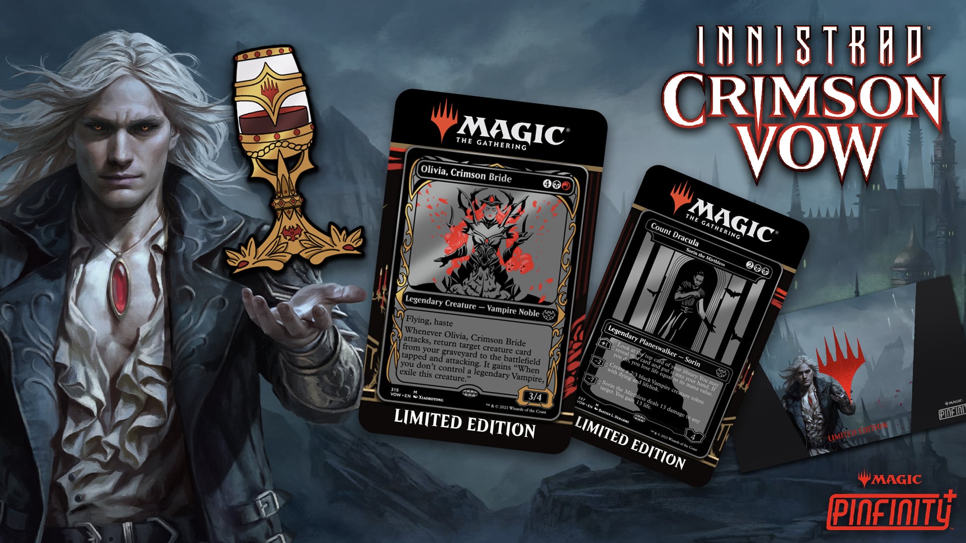 crimson vow pinfinity set