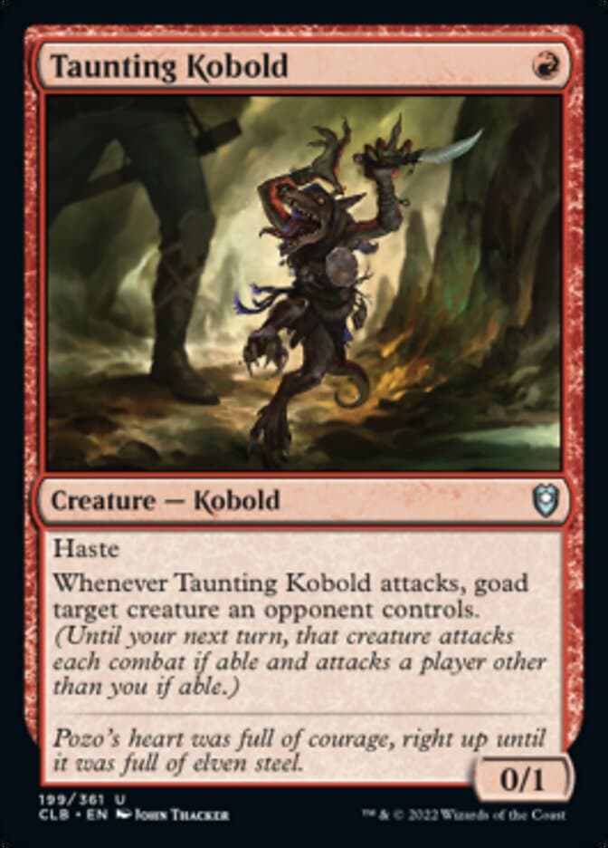 taunting kobold