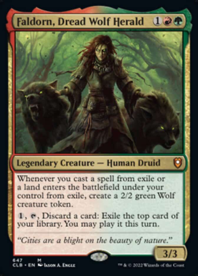 faldorn, dread wolf herald