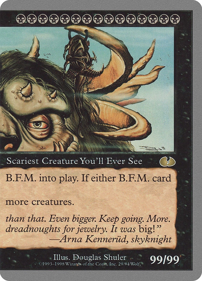 B.F.M. (Big Furry Monster)Right Half