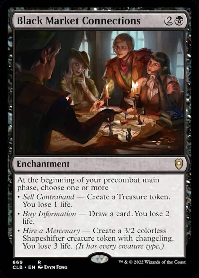black market connections
