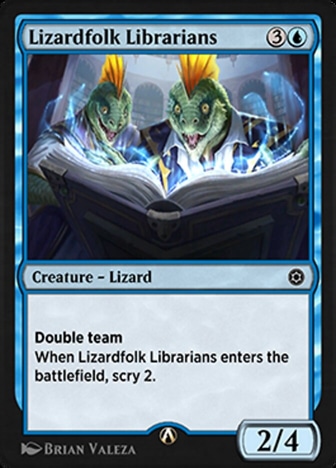 Lizardfolk Librarians