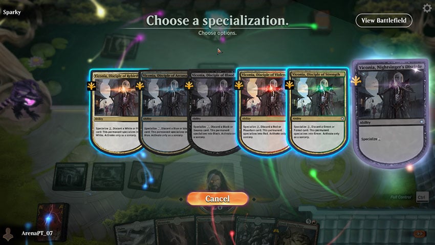 Small Specialization