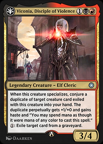 Viconia, Disciple of Violence