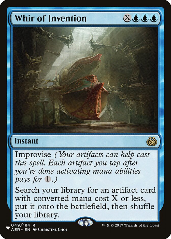 whir of invention