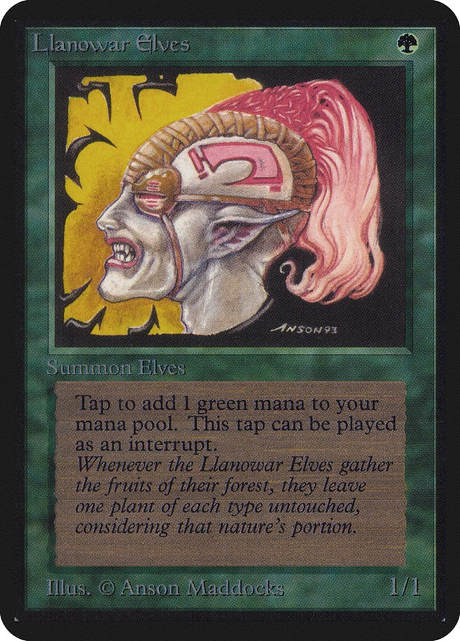Llanowar Elves Alpha