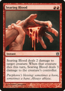 searing blood
