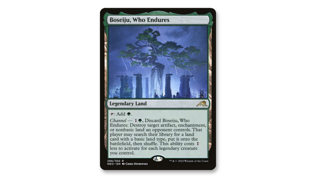 Boseiju, Who Endures