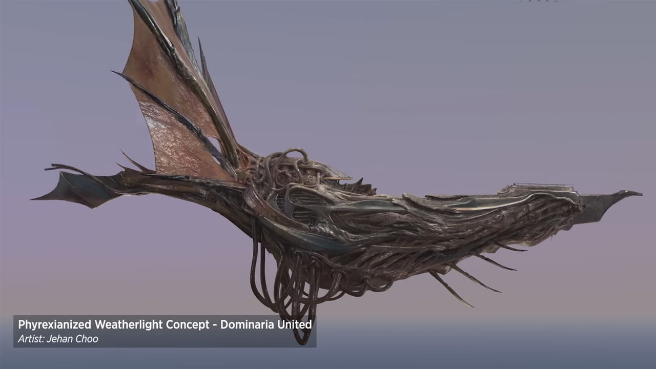 Phyrexian Weatherlight Concept Art