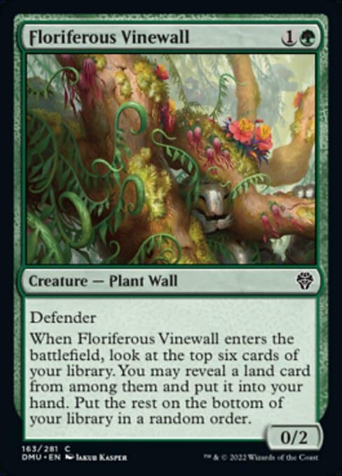 floriferous wall