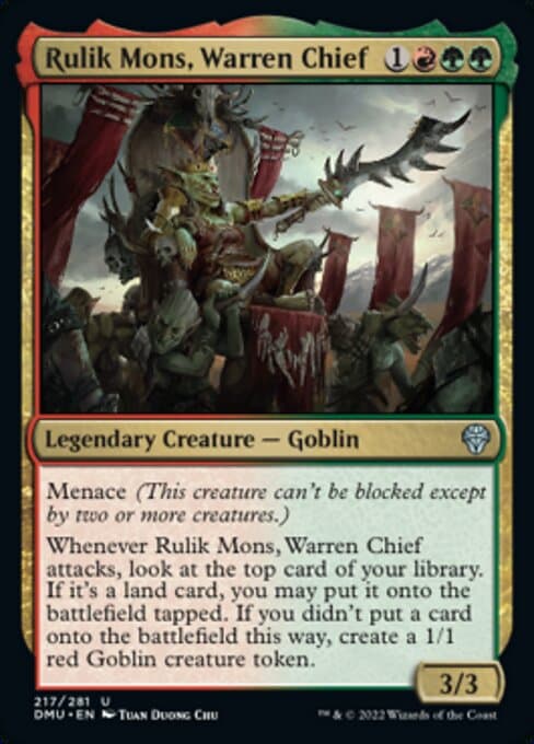 rulik mons, warren chief