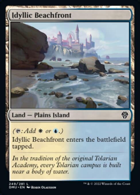 idyllic beachfront