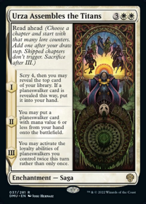 urza assembles the titans