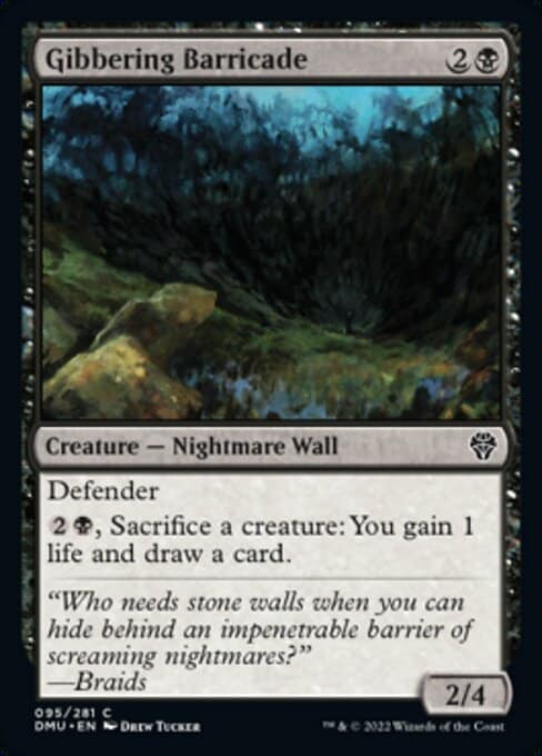 gibbering barricade