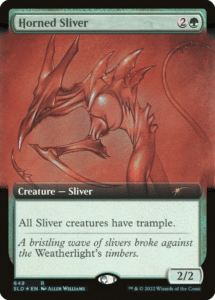 horned sliver