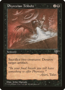 phyrexian tribute