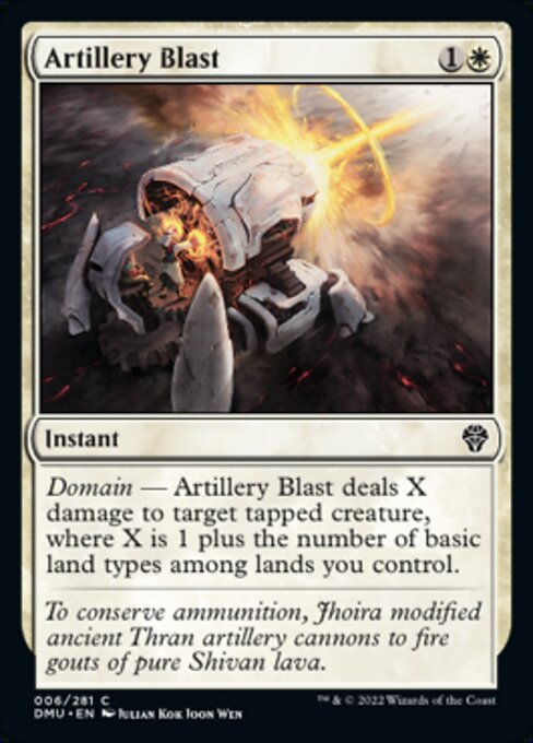 artillery blast