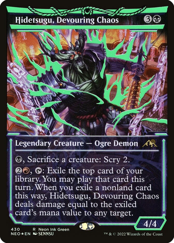 Hidetsugu, Devouring Chaos Neon Green