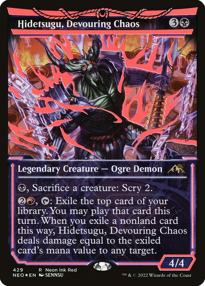 Hidetsugu, Devouring Chaos Neon Red