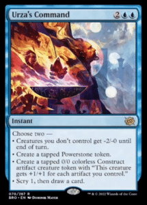 urza's command