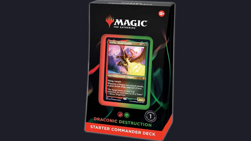 Draconic Destruction Commander Deck