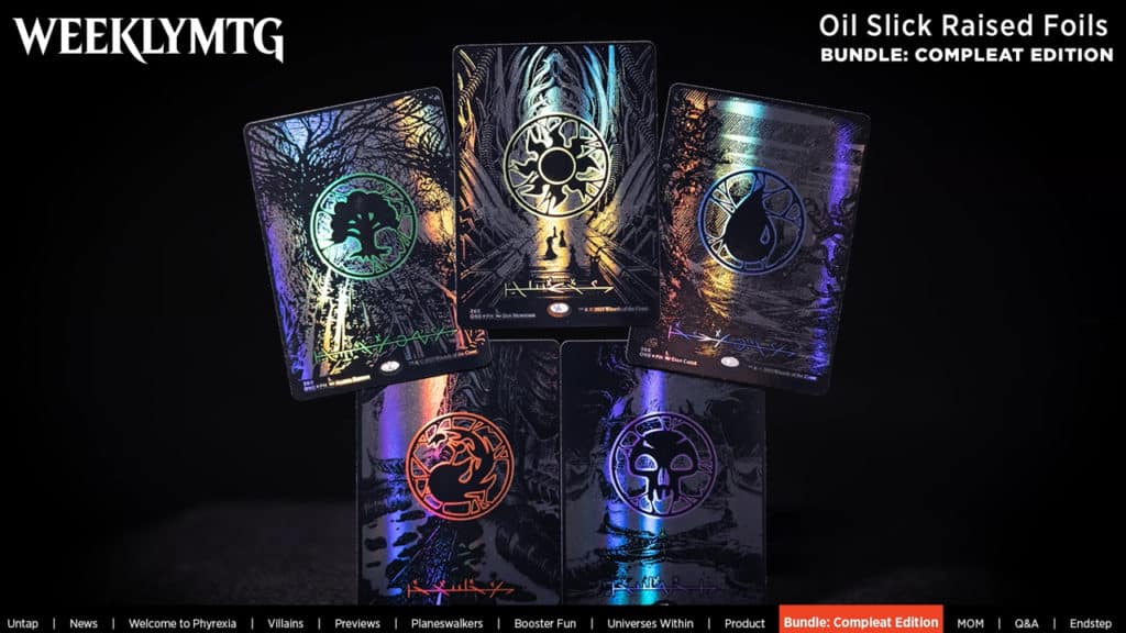 Oil Slick Raised Foil Land