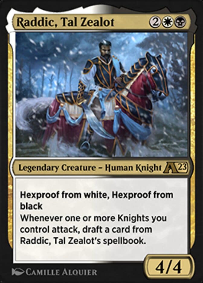 Raddic, Tal Zealot