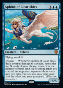 sphinx of clear skies