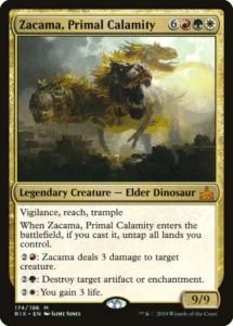 zacama, primal calamity