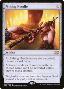 pithing needle